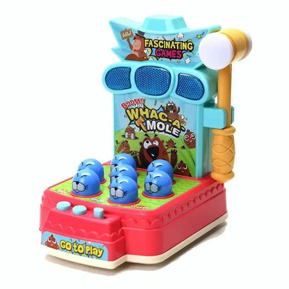 Console de Jogos Iluminador para Bebês de 2024, Brinquedo Elétrico de Bate-toupeira com Música Interativa para Educação Infantil