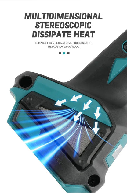 Makita DGA504 18V 6.0Ah 125mm Esmerilhadeira Angular de Lítio Recarregável sem Escovas Máquina de Corte de Alta Potência Máquina de Polimento