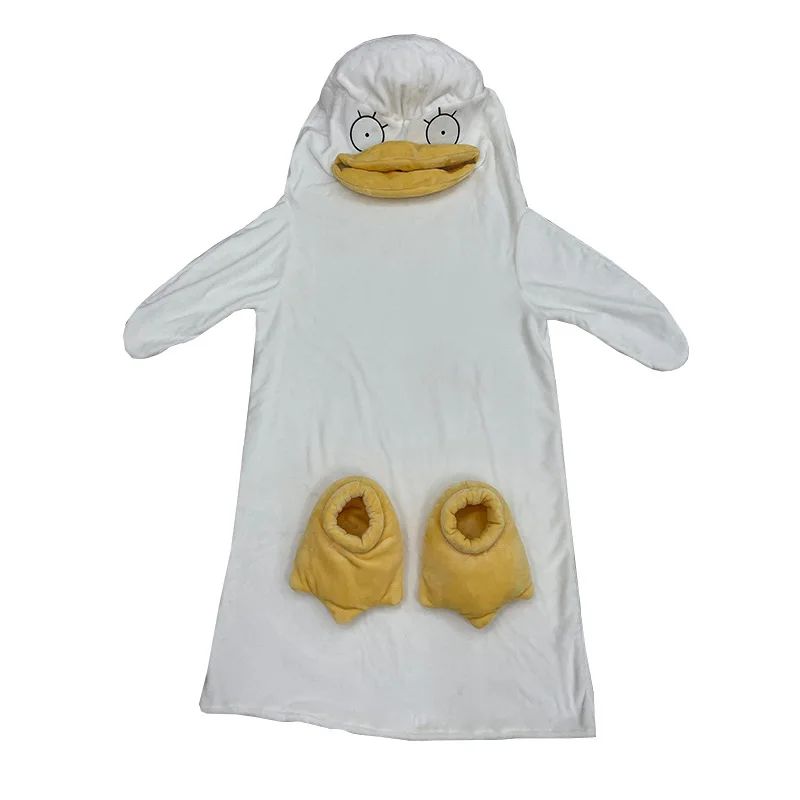 Cartoon Pajamas Funny Gintama Elizabeth Cosplay Women Men Sleep Blanket Nightgown Anime Sleeping Bag and Shoes Plus Size Costume