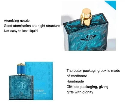 100ml Random Packaging Is Rudimentary Eros Flame Men Eau De Parfum Spray Tester Woody Notes Covered or Uncovered