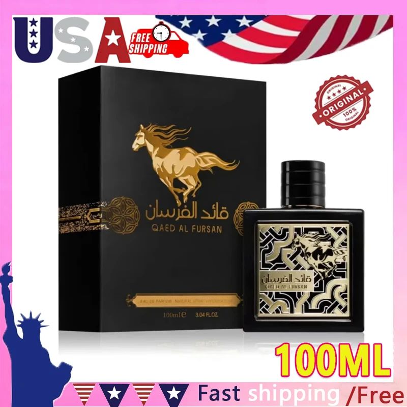 Perfume Árabe Masculino de Alta Qualidade para Homens Longa Duração Fragrância Leve Árabe Original Réplica Colônia Feromônios