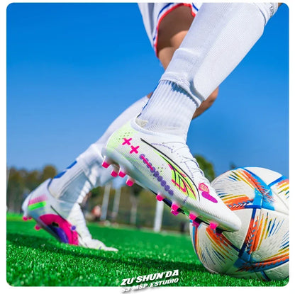 TF/AG Men Football Shoes Society Cleats Professional Soccer Shoes Original Boy Indoor Football Field Boots Sneaker Non Slip