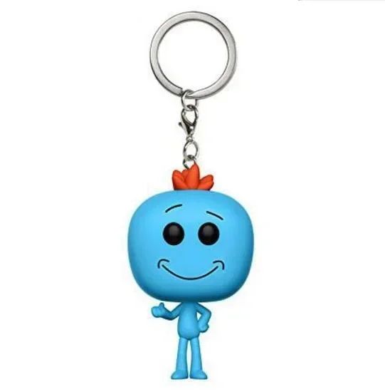 Funko Pop NEW Rick and Morty TINKLES MR. POOPY Keychains Vinyl Figure Keychain Krombopulos Pickle Rick Pocket Pop Keychain Toy