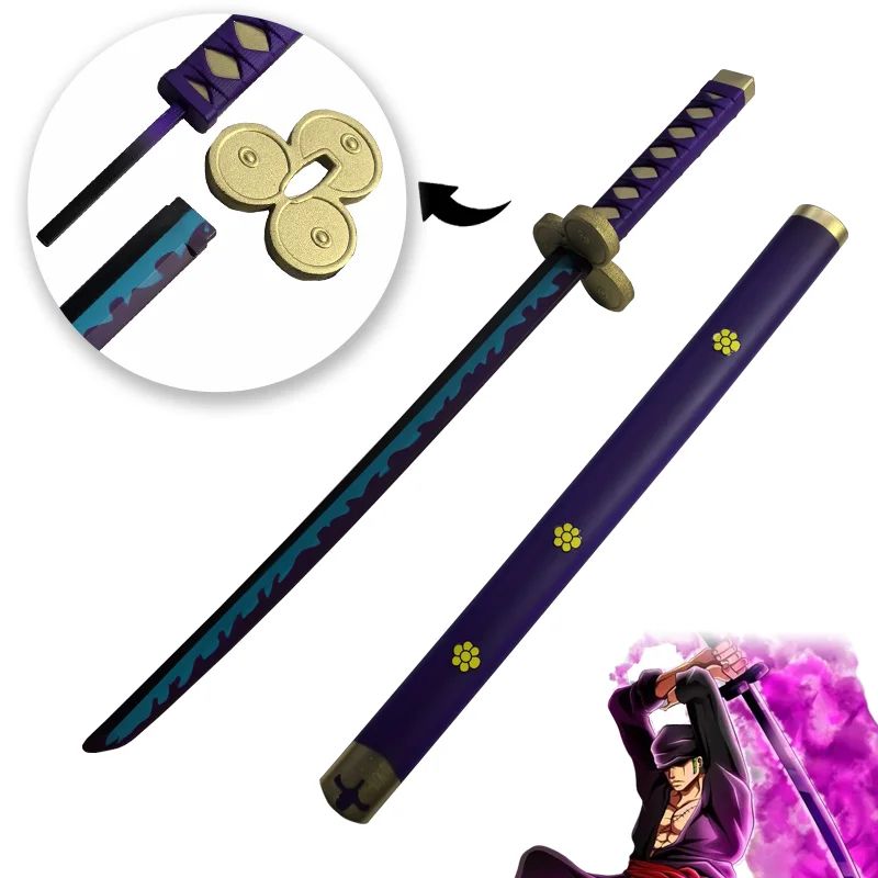 One Piece Cosplay Roronoa Zoro Katana Sword PU Trafalgar Sword Law Role Playing Yuki Samurai prop Party toy Sword 72cm