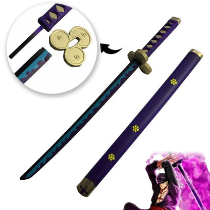 One Piece Cosplay Roronoa Zoro Katana Sword PU Trafalgar Sword Law Role Playing Yuki Samurai prop Party toy Sword 72cm