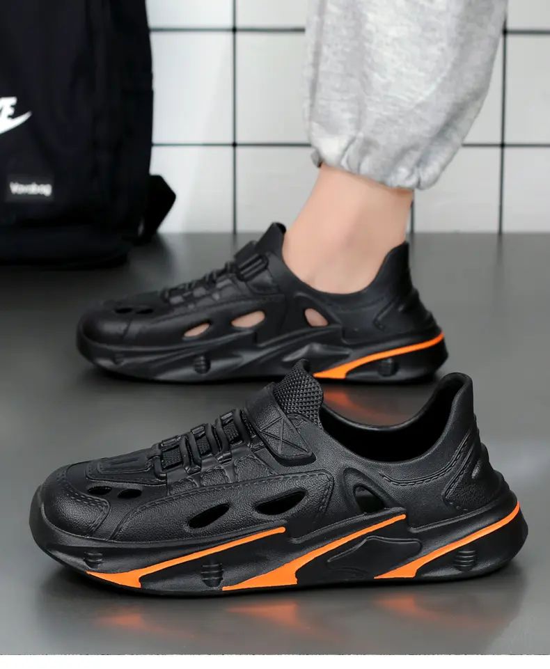 Summer Men's Outdoor Sandals Slippers Beach Comfortable Thick Soft Clogs Men Women Beach Sandals Male Casual Water Garden Shoes