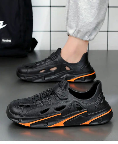 Summer Men's Outdoor Sandals Slippers Beach Comfortable Thick Soft Clogs Men Women Beach Sandals Male Casual Water Garden Shoes