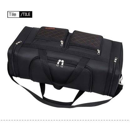 Men Nylon Travel Duffel Bag Large Capacity Handbag Portable Outdoor Carry Luggage Convenient Practical Male's Weekend Gym Bag