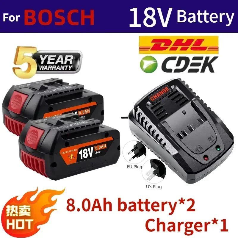 Para bateria Bosch Profissional 18V 12.0Ah, compatível com GBA GBH GSR GSB, bateria de substituição para BAT618 BAT609 BAT620