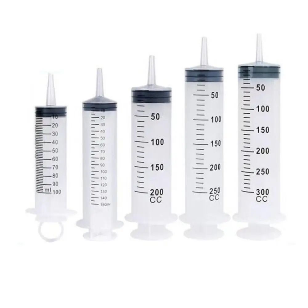 1 seringa de grande capacidade de 150ml-500ml, bomba reutilizável, medição, tubo de 1,3m, alimentação, tinta, seringa grande, nutrientes hidropônicos