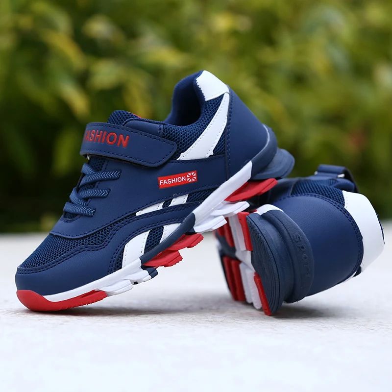 Childrens Running Shoes Trendy Luxury Design Casual Sneakers Mesh Breathable Sports Shoes Comfortable Tennis Shoes for Boys