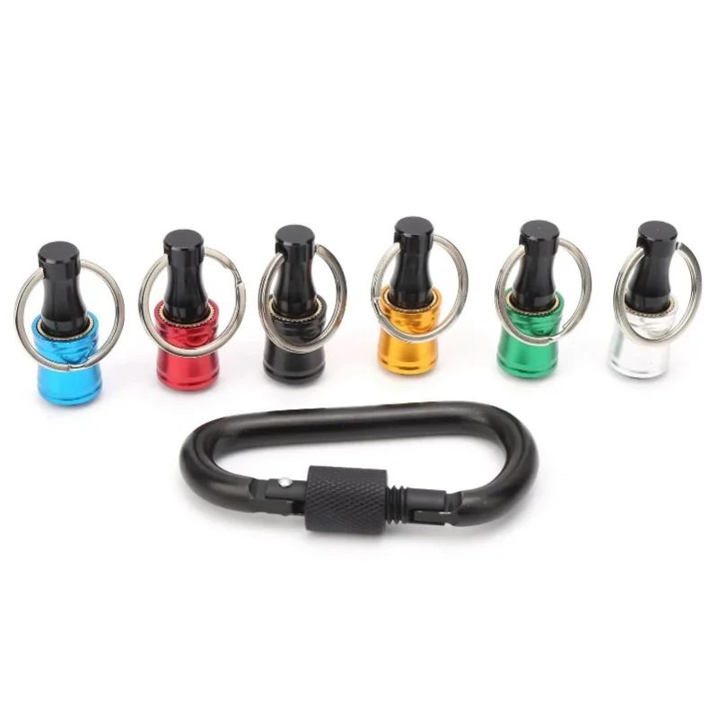 Conjunto de ferramentas com chaveiro colorido, haste de extensão de troca rápida, haste de conversão de cabo hexagonal de 1/4", chave de fenda, luva de liberação rápida