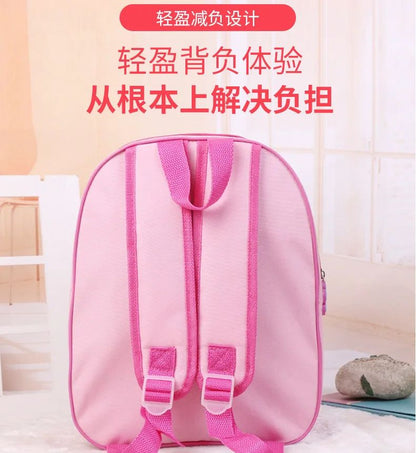 Disney Cartoon Princess Elsa Schoolbag Cute Large-capacity 3-piece Set of Children's Girls Boy Backpack Children's Schoolbag