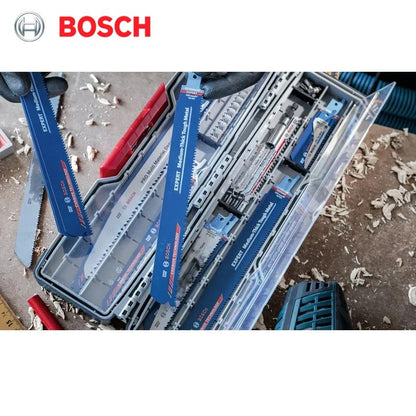 BOSCH 2608438156 Caixa Robusta PRO Grande para Acessórios Serra Sabre Caixa de Armazenamento de Lâminas Acessórios para Ferramentas Elétricas Bosch