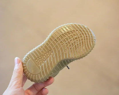 Baby Shoes Kids Sneakers Spring Summer Sandals Fluorescent Sole Sports Tennis Running Casual Flats Breathable Boys Girls Shoes