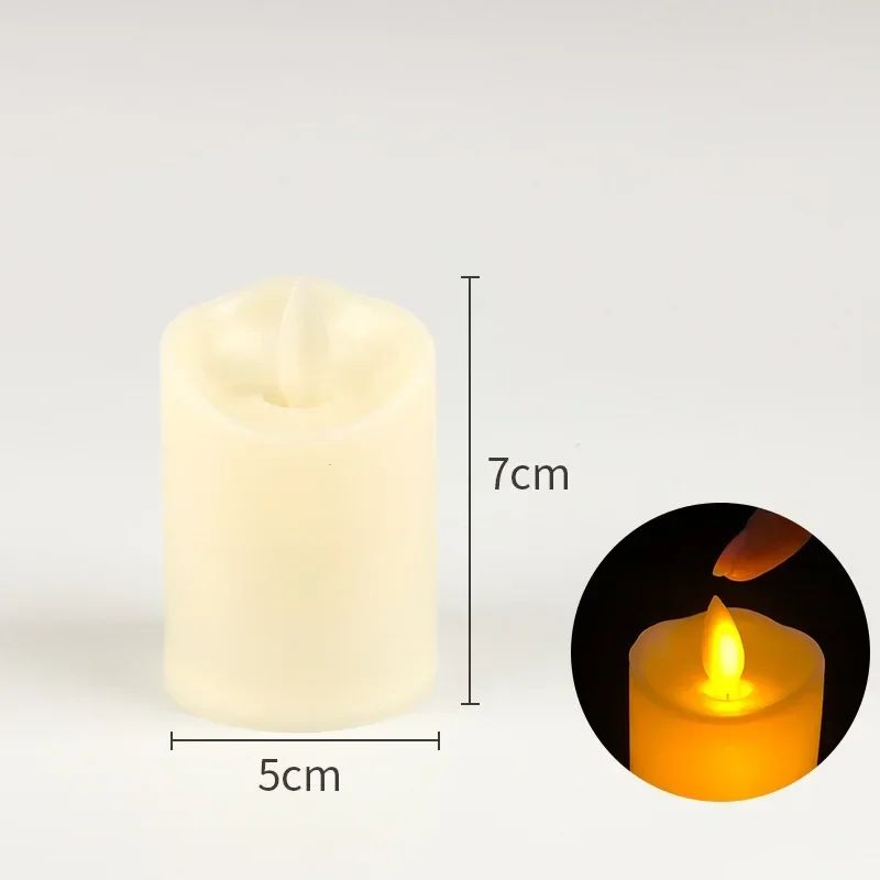 1~10PCS Swing LED Candles Flameless Flickering Light Flameless Candle for Christmas Wedding Decor Birthday Party Supplie  ?