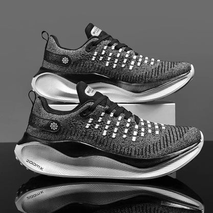 Tênis Feminino Mesh Conforto Tênis Esportivo Masculino 2024 Corrida Placa de Carbono Amortecimento Treino Esportivo Calçado de Corrida Unissex