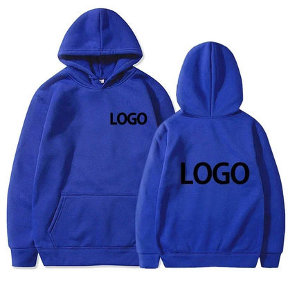 Customized Pullover Hoodie Unisex Poly-Cotton Blend Loose Casual Wear For Team Bulk Order Club Events
