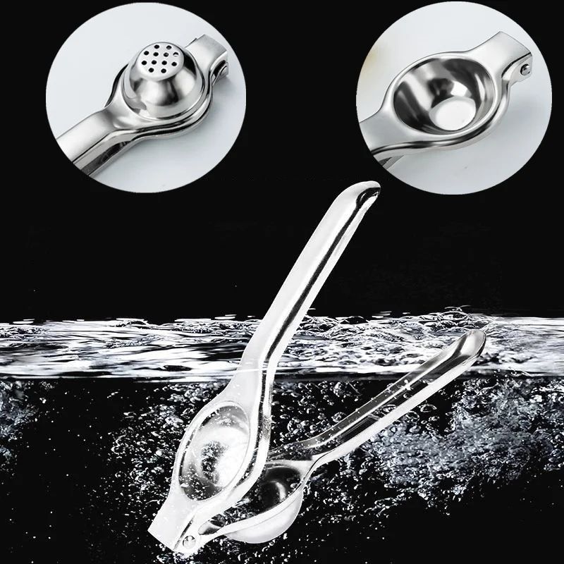 Stainless Steel Manual Juicer Processor Lemon Squeezer Orange Fruit Household Lemon Clip Fruit  Pressing Kitchen Accessories