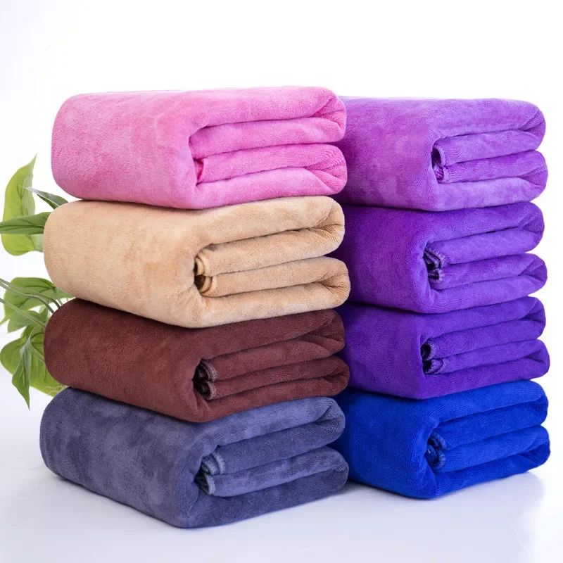 Microfiber Bath Towels – Super Absorbent, Soft, Fast Drying and Oversized Bath Lines  Multipurpose for Travel, Sports, Spa, Blue