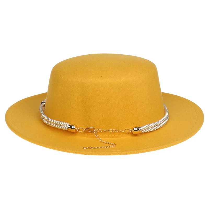 British Style Felt Fedora Jazz Hat Elegant Wedding Party Trilby Lightweight Unisex Fashionable Headwear