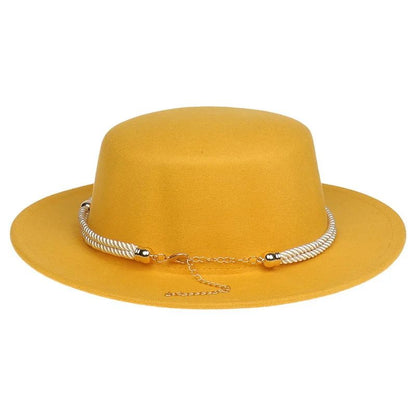 British Style Felt Fedora Jazz Hat Elegant Wedding Party Trilby Lightweight Unisex Fashionable Headwear