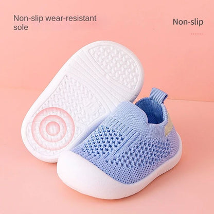 2024 Kids Shoes Casual Breathable Infant Baby Children Girls Boys Mesh Sneakers Soft Bottom Comfortable Non-Slip