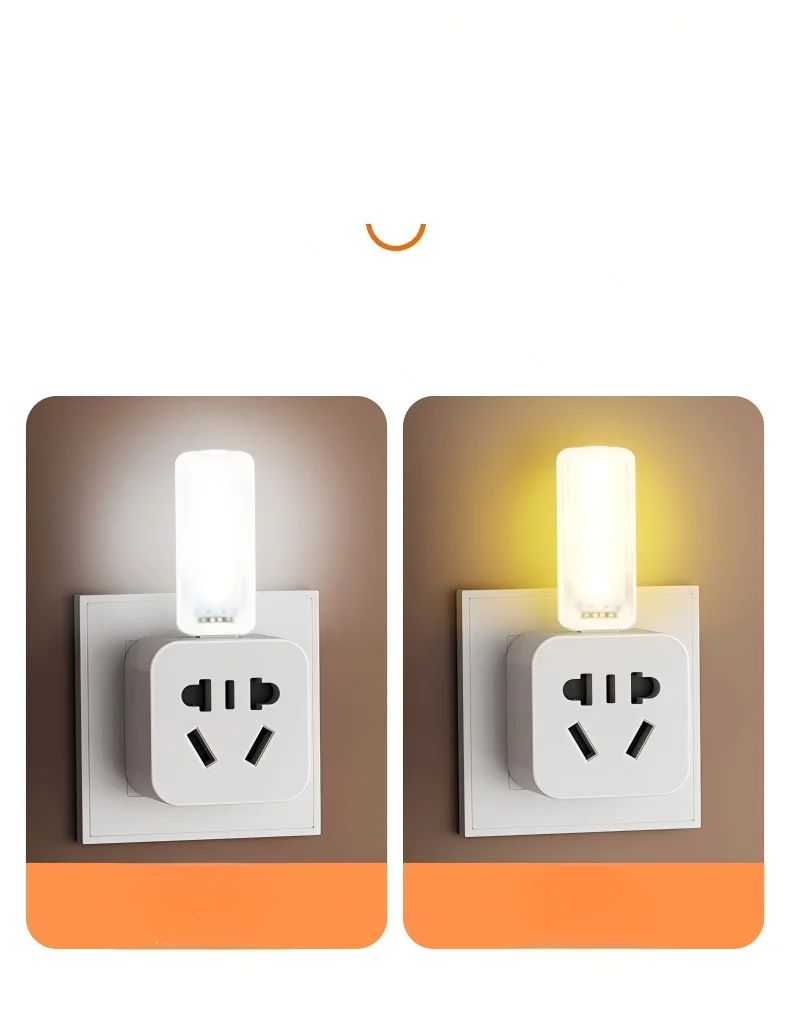 10LEDs USB Touch Dimming Night Light 5V Portable 3000K/6500K Bulb for Bedroom Study PC Laptop Mobile Power Bank Plug in Lighting