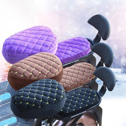 Capa de Selim Confortável de Bicicleta Bateria Universal Inverno Quente