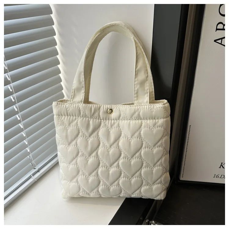 Puffer Shoulder Bag for Women Soft Down Cotton Padded Tote Handbag Purse Quilted Cross Body Bag Solid Color Bubbles Cloud Bag