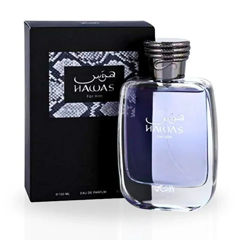 HAWAS for Him Eau De Parfum By Rasasi ORIGINAL | New Sealed 100ml 3.4OZ  Perfumes Importados Original Feminino
