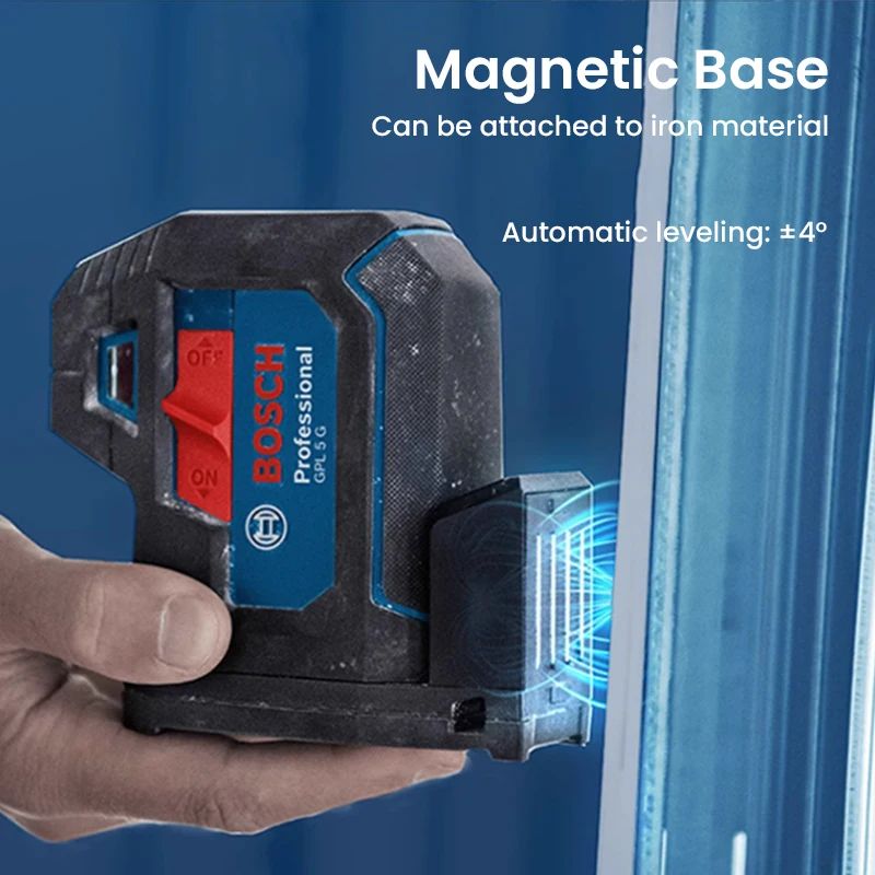 Laser Bosch GPL 3G 3 Pontos Nivelamento Automático GPL 5G 5 Pontos Nível a Laser de Alinhamento Instrumento Profissional Laser de Pontos Verde