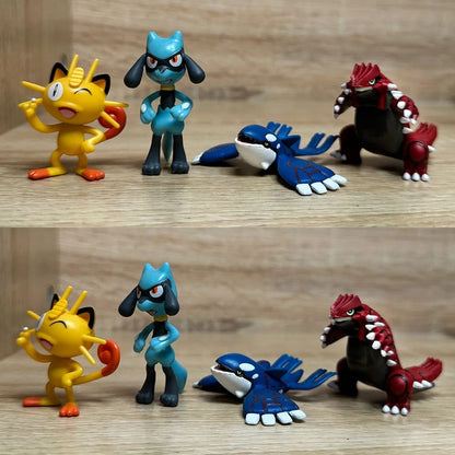 Pokémon Action Figure Brinquedos Pikachu Charmander Squirtle Bulbasaur Bonecos Pequenos Presente Infantil