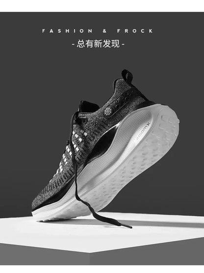 Tênis Feminino Mesh Conforto Tênis Esportivo Masculino 2024 Corrida Placa de Carbono Amortecimento Treino Esportivo Calçado de Corrida Unissex