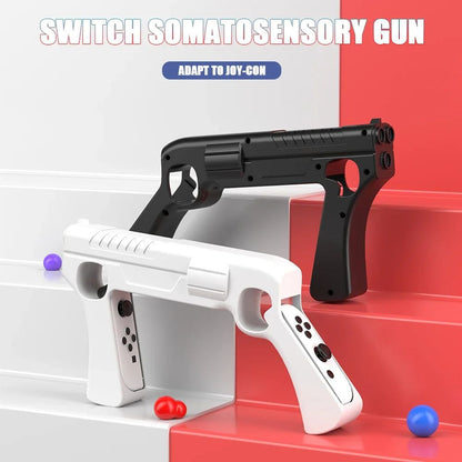 For Nintendo Switch OLED Joycon Splatoon3 Games NS Joy Joy-con Controller Induction Peripherals Shooting Gun Grip Accessories