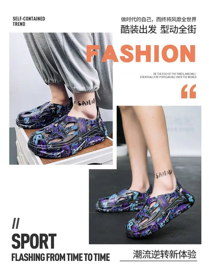 Clogs Men Waterproof Non-Slip Home Winter Warm Men Slippers Non-slips Ladies Soft Slippers Memory Foam Couples Shoes