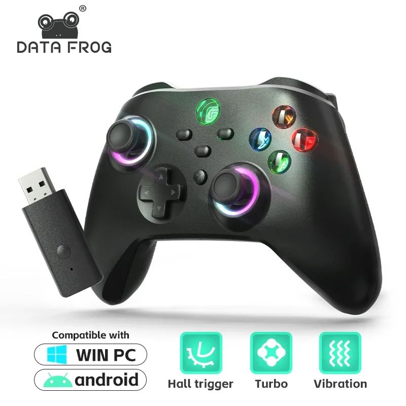 DATA FROG Turbo Programmable Wireless Pro Gamepad Compatible With Switch OLED LITE PC Android
