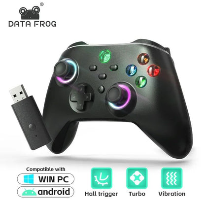 DATA FROG Turbo Programmable Wireless Pro Gamepad Compatible With Switch OLED LITE PC Android