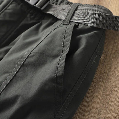 Calças Masculinas de Caminhada ao Ar Livre em Fleece Engrossado Corta-Vento Impermeável Soft Shell Reta Calças de Trabalho Resistentes ao Frio e Quentes