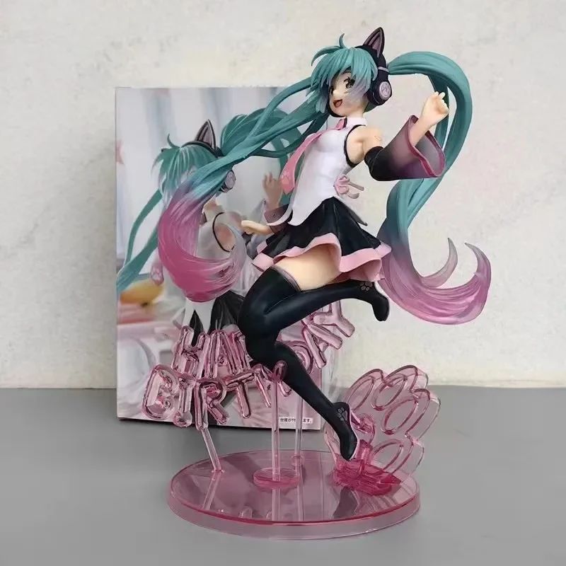 High Quality Hatsune Miku Anime Figure Virtual Singer Pvc Action Figure 14~25cm