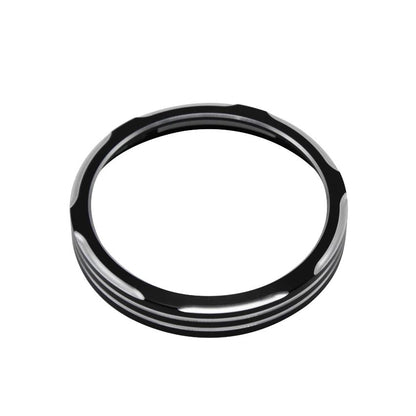 Anel de alumínio preto para velocímetro de moto 1 peça, capa de moldura para Harley Dyna Street Sportster 883 1200 2004-2018/looj