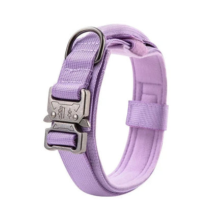 Coleira Tática Estilo Esportivo para Cães, Coleira Utilizável para Cães de Médio a Grande Porte com Capacidade de Tração para Adestramento Canino