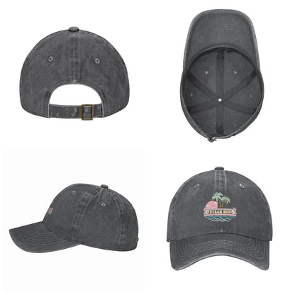 Vintage Beach Baseball Cap Hat Dad Hats Vintage Cotton Washed Baseball Caps for Women Man