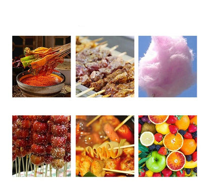 90pcs Bamboo Stick Food Grade Bamboo Skewer Sticks Disposable Natural Wood Long Stick For Barbecue Fruit BBQ Tools 15/20/25/30cm