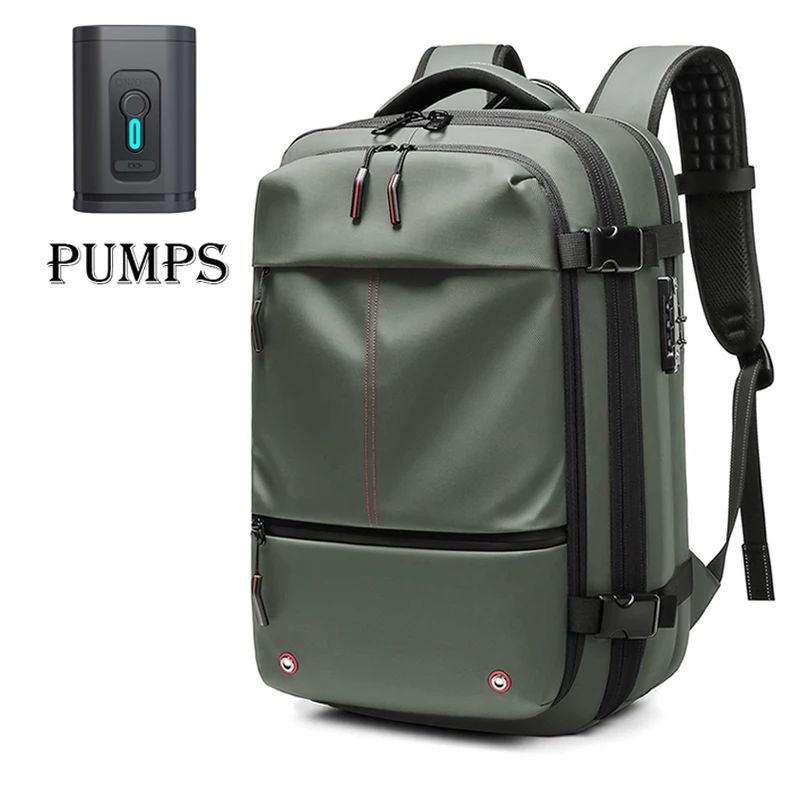 Men Travel Backpack 17 inch vacuum compression Laptop Backpack Extended Large Capacity school Backpack Hiking Business backpack