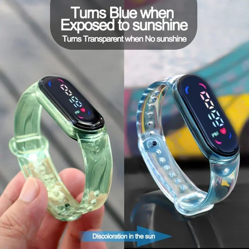 Mario Bros Children's Watches Action Figures Luigi Princess Peach Yoshi Bowser kids Sport Wristband Waterproof Digital Watch Toy