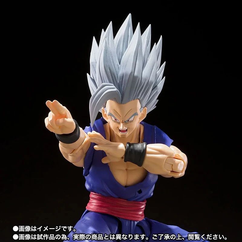 Shf Dragon Ball Son Gohan Besta Action Figure PVC Boneco Colecionável Articulado Anime 17cm Super Saiyajin Gohan Brinquedo Modelo de Presente