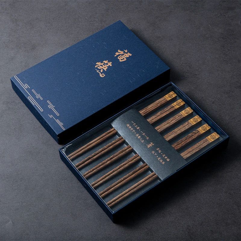 Hashis de Sândalo Vermelho Natural de Alta Qualidade Premium Conjunto de Talheres Utensílios de Mesa Domésticos para Presente Hashis Chineses