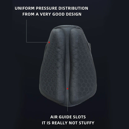 Almofada de Assento de Moto Antiderrapante Inflável 3D para Moto Almofada de Ar para Alívio de Pressão Acessórios de Moto