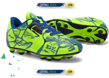 Professional Kids Soccer Shoes Men Original Football Shoes Indoor Society Cleats Football Field Boots TF/AG Fast Match Sneaker